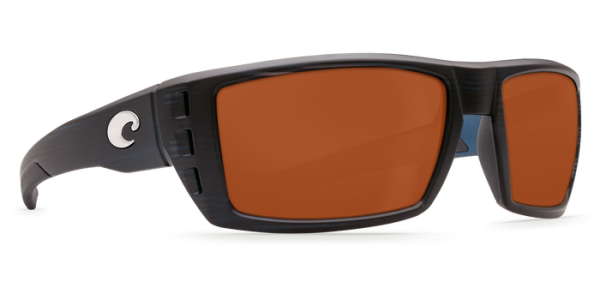 Costa Del Mar Rafael Polarized Sunglasses Matte Black Teak Copper Glass